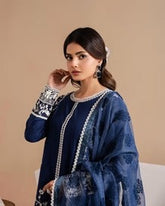 JAZMIN-3PC LAWN EMBROIDERED SUIT LEH-2392